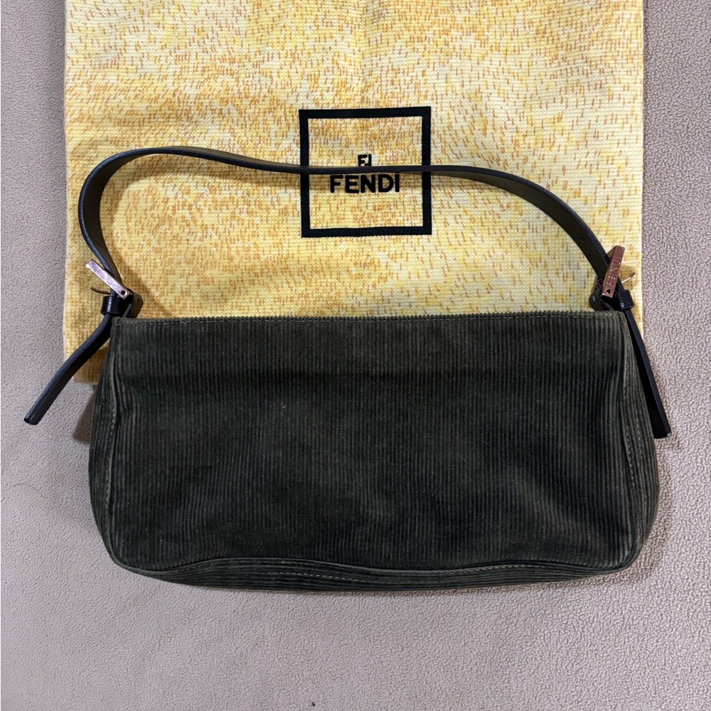 Fendi Vintage Corderoy Baguette